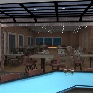 Rooftop views of downtown Rock Hill.