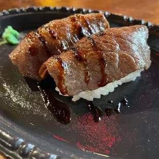 Wagyu sushi