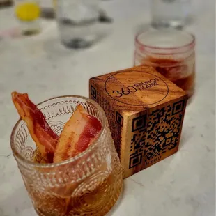 bacon in a glass