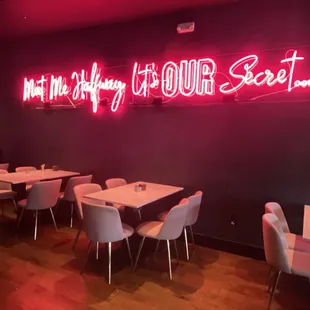 tables and chairs in a restaurant