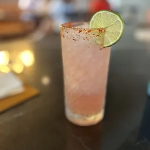 Margarita in the pama your hands