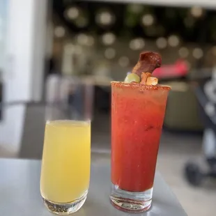 Mimosa and Bloody Mary