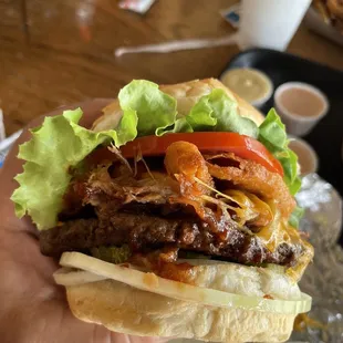 Burger of the week (smoked pig burger)!