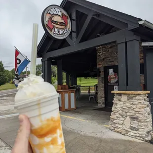 This Vanilla Bourbon Shake hit the spot