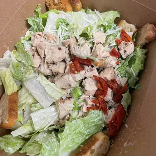 I have no comment. Just that this is their Chicken Caesar Salad.