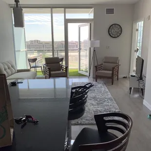 My living room and patio