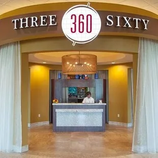 the front desk of three 360 sixty