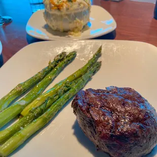 8oz Filet with Asparagus &amp; Lobster Risotto