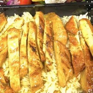 Grilled chicken plate