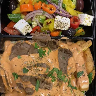 Spicy gyro plate