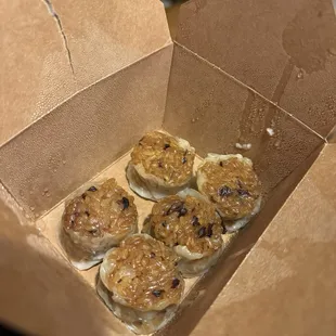 sticky rice shu mai