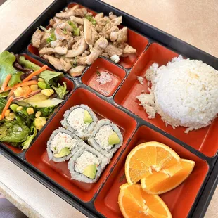 Bento Box with California Roll