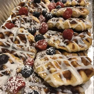 Cinnamon Roll Waffles