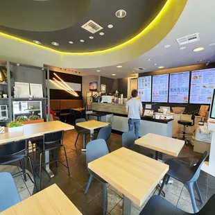  a view of the restaurant