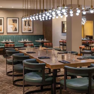 Freshly renovated 37 North Restaurant dining area