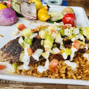 Chili rubbed Seabass