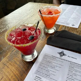 Fresh Berry Margarita &amp; Solarita Margarita