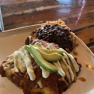 Swt Potato & Blk Bean Enchiladas