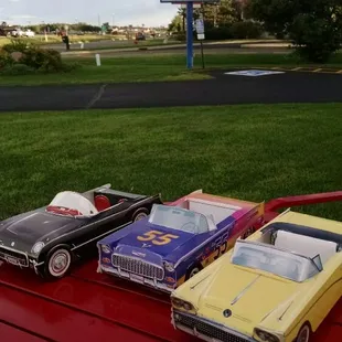 Kids get a car when you order food