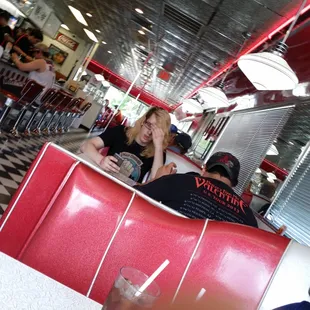 371 Diner. Reopened and packed.