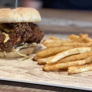 Hot Oil Chicken Katsu Sandwich