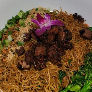 Korean Steak Lo-Mein Bowl. It's a big azz bowl too!