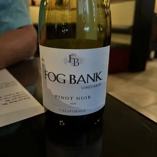 Fog Bank Pinot Noir