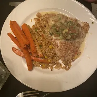 Crab Encrusted Trigger Fish