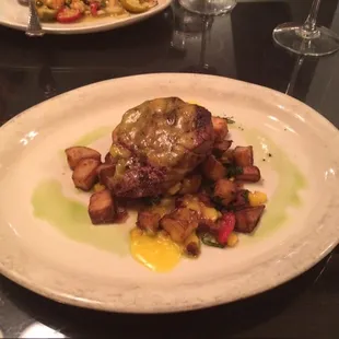 Petite Filet & Vegetable Ravioli