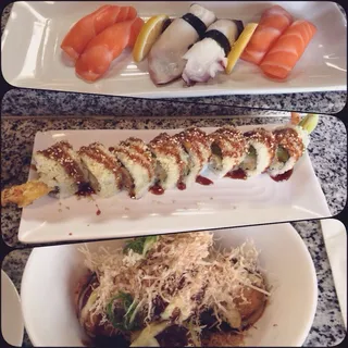 Octopus Sushi with Lemon & Salt