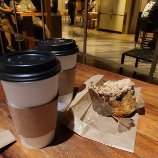 Cafe Mocha &amp; blueberry muffins