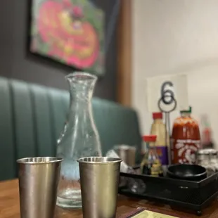 Staff will serve you water first thing you sit down. Big plus!