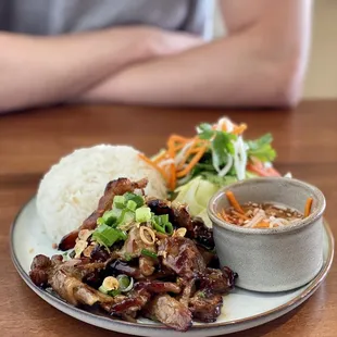 Grilled Pork Rice Dish