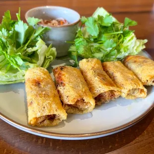 Crispy spring rolls