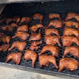 Best smoked leg quarters in town