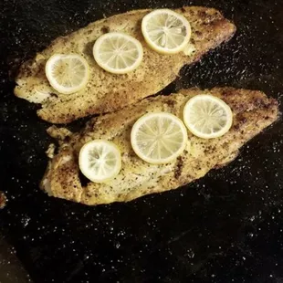 Grilled fish
