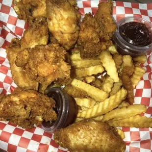 Chicken wing combo