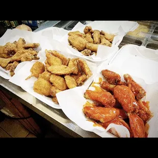 Butterfly shrimp and wings