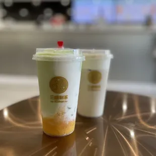 Avomango dew and soybean dancong milk tea