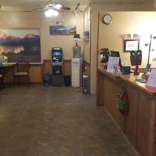 3D Cannabis Center Salida waiting room.  ATM on site.