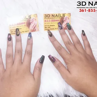Manicure Design at 3 D Nails - Nail salon in Corpus Christi Texas 78411