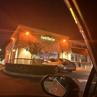 outside