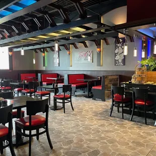 the interior of a restaurant