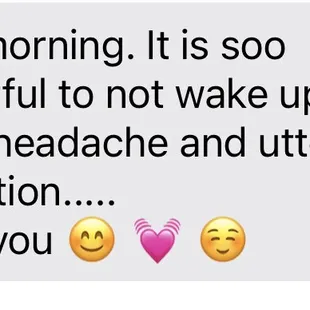 It's always a good day when you hep people feel their best