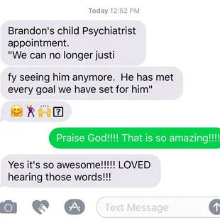 What we live for!! No more meds! No more ADHD! Excellent spelling and math now!!