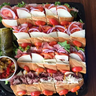 Hoagies party tray