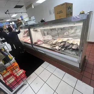 Meat and fish section