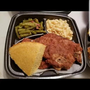 Fried Pork Chop Meal.