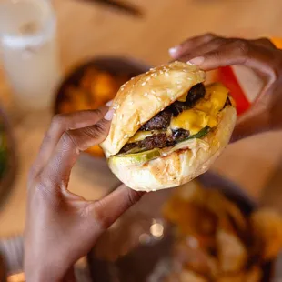 burgers, food