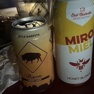 Local brews, bison lager and honey ale